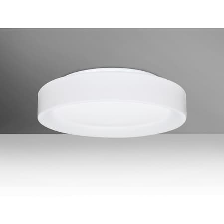 Besa Lighting Pella 13 Ceiling, Opal Matte, 1x16W LED PELLA1307C-LED